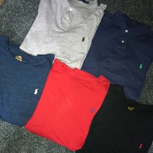 5 Ralph Lauren Polos!!